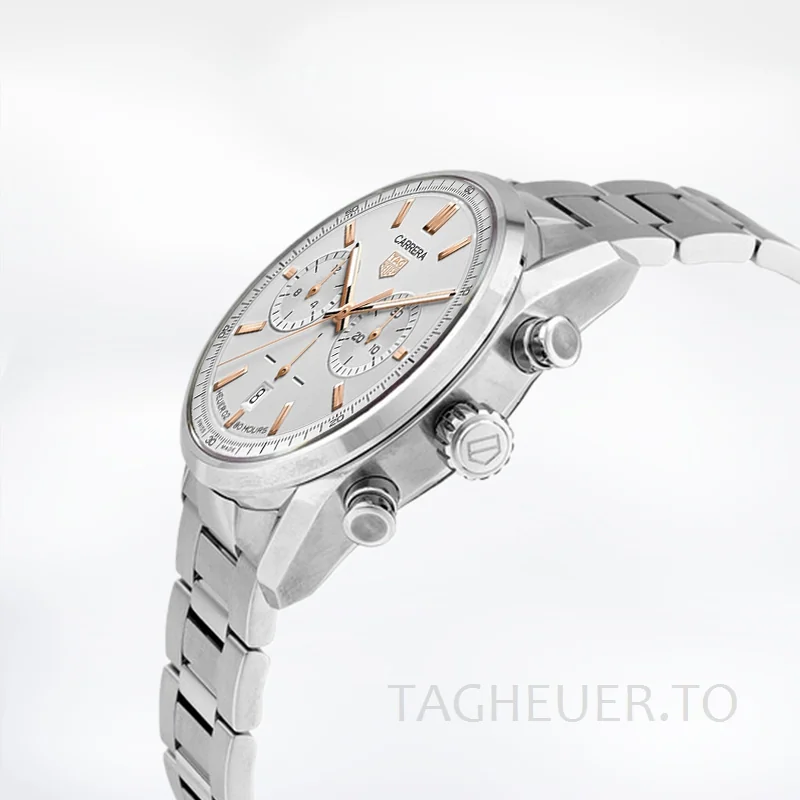 Tag Heuer Carrera 43mm CBN2013.FC6483-001 Men Silver-tone