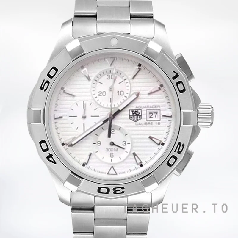 Tag Heuer Aquaracer Men's CAP2111.BA0833 43mm White Dial Quartz